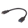 Adapter s kablom Akyga AK-AD30 USB A 3.0 (f) / micro USB 3.0 (m) OTG 15cm